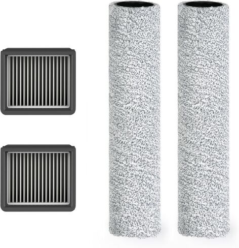 Tineco Replacement 2 Dry Filter & 2 Brush Roller for Floor One S6 Master, Accessories for Cordless Wet Dry Vacuum Cleaner (Only for Floor One S6 Master) in Kuwait