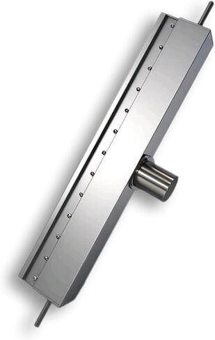 Dust Blowing Air Knife, Stainless Steel Air Blade, Water and Dust Removal/Drying and Cleaning/Cooling, Air Inlet Diameter 48mm, Air Outlet Clearance 0.3-3mm Adjustable, for Parts Cooling in Kuwait