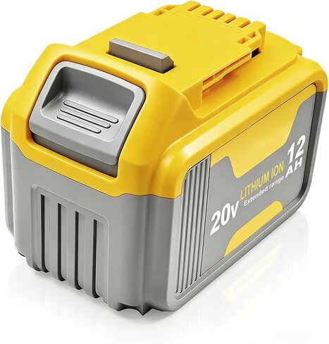 SANIU 12.0Ah Replacement for Dewalt 18V Battery Compatible with DCB209 DCB208 DCB207 DCB206 DCB204 DCB201 DCB203 DCB200 High Capacity Li-ion Battery Replacement for Dewalt 18V Tools 2Packs(216Wh) in Saudi Arabia