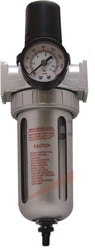 1/2" Pressure Regulator/Particulate Filter Moisture Water Trap Compressed Air with Auto Drain in Kuwait