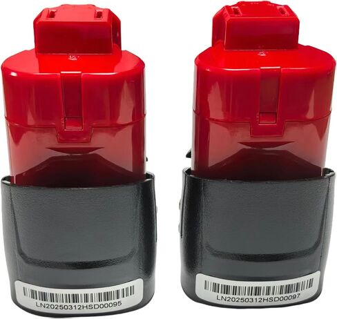 GHU M12 3.0Ah Battery 2-Pack Replacement for Milwaukee 12V Cordless Tools, Compatible with 48-11-2411 48-11-2420 48-11-2401 48-11-2402 48-11-2425 in Kuwait