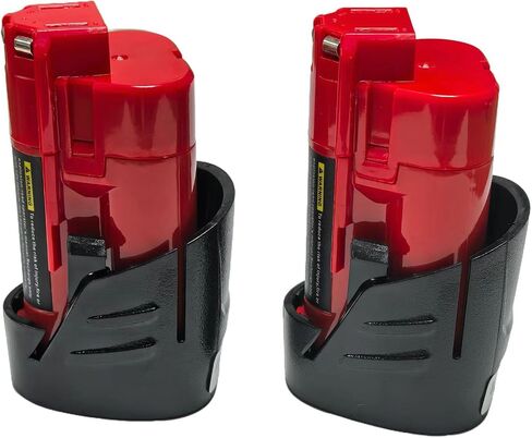 GHU M12 3.0Ah Battery 2-Pack Replacement for Milwaukee 12V Cordless Tools, Compatible with 48-11-2411 48-11-2420 48-11-2401 48-11-2402 48-11-2425 in Kuwait