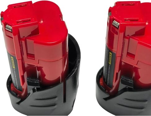 GHU M12 3.0Ah Battery 2-Pack Replacement for Milwaukee 12V Cordless Tools, Compatible with 48-11-2411 48-11-2420 48-11-2401 48-11-2402 48-11-2425 in Kuwait