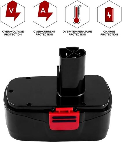 VANON 2Pack 4.8Ah 19.2V Ni-MH Replacement for Craftsman 19.2 Volt Battery | Compatible with C-3 130279005 130279003 130279017 1323517 11376 315.11485 ,for drills sanders and weed eaters in Kuwait