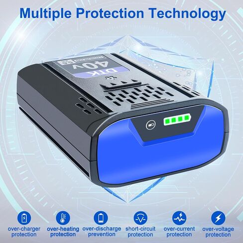 DTK Replacement for Kobalt 40V Battery KM 2041B-06, KPM1040A-03, KM-1640-06,KM 4040-06 Cordless Power Tool Battery 5600mAh in Kuwait