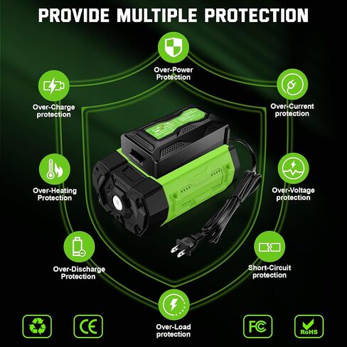 Replacement for EGO 56V Battery and Charger Combo BA1400 56V 5.0Ah Lithium-Ion Battery and CH2100 Charger Set in Saudi Arabia