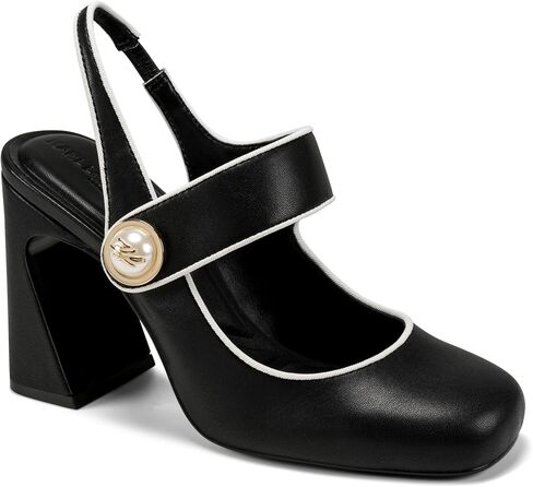 Karl Lagerfeld Women's Piermont Slingback Pump with Pearl Embellishment in Kuwait