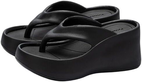 Womens EVA Flip Flop Slip on Platform Sandals, Height Platform Flip Flops for Women in Kuwait