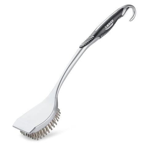 Libman 566 Long Handle Stainless Steel BBQ Brush with Ergonomic Handle in Kuwait