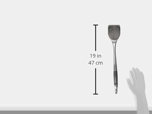 Libman 566 Long Handle Stainless Steel BBQ Brush with Ergonomic Handle in Kuwait