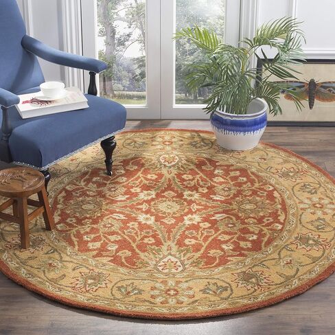 SAFAVIEH Antiquity Collection Runner Rug - 2'3" x 6', Rust & Gold, Handmade Traditional Oriental Wool, Ideal for High Traffic Areas in Living Room, Bedroom (AT249C) in Saudi Arabia