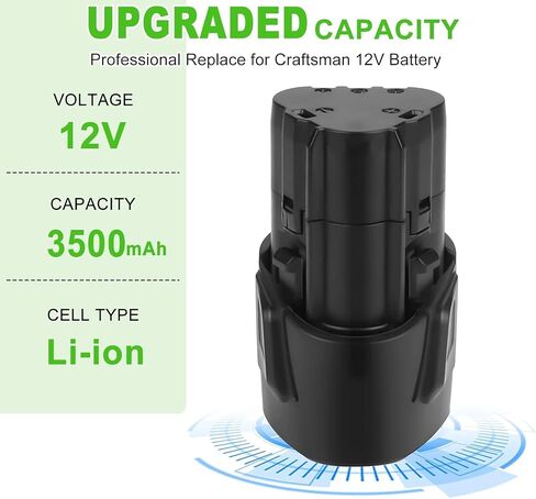 3500mAh Battery for Craftsman Nextec Battery 11221 9-11221 | 320.11221 Battery in Saudi Arabia
