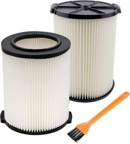 HIFROM 1Pack VF4000 Filter,VF4000 Replacement Filter Compatible with Ridgid Shop Vac 5-20 Gallon Wet/Dry Vacuums,Husky 6-9 Gallon Vacuum,CRAFTSMAN Shop Vacuum 17816,Fine Dust Filter in Kuwait