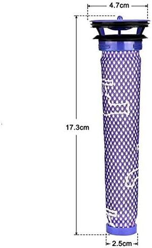 Motor Rear Cover Front Rear HEPA Filter for Dyson V7 /V8 Cleaner Accessories,V7 Motor Rear Cover HEPA Filter Conversion Kit (Motor Rear Cover+Post Filter+Front Filter) in Kuwait