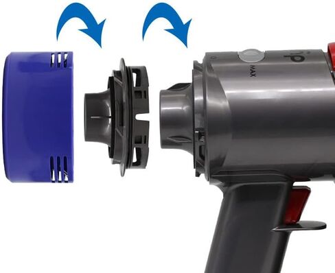 Motor Rear Cover Front Rear HEPA Filter for Dyson V7 /V8 Cleaner Accessories,V7 Motor Rear Cover HEPA Filter Conversion Kit (Motor Rear Cover+Post Filter+Front Filter) in Kuwait