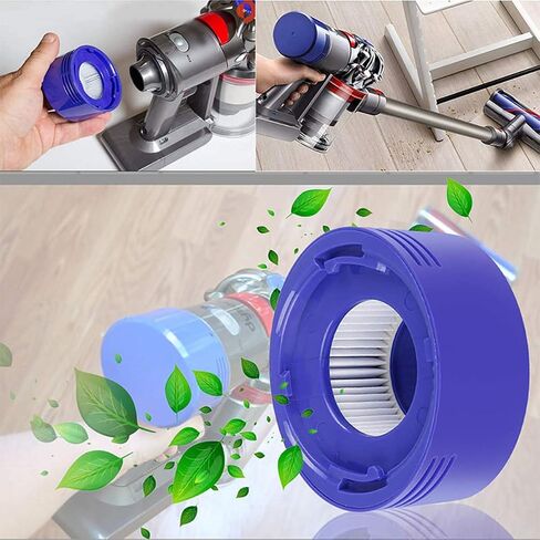 Motor Rear Cover Front Rear HEPA Filter for Dyson V7 /V8 Cleaner Accessories,V7 Motor Rear Cover HEPA Filter Conversion Kit (Motor Rear Cover+Post Filter+Front Filter) in Kuwait