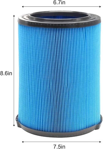 VF5000 Filter for Ridgid Shop Vac 5-20 Gallon, 3-Layer Wet/Dry Replacement, Compatible with WD1450 WD0970 WD1270 WD1680 WD1851 RV2400A in Kuwait