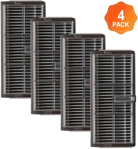 Replacement Filter For MOVA P10 Pro For Ultra Vacuum Cleaner, 4-Pack,Filter Mesh With Plastic Frame, Black, For Home Use With Pets And Children in Kuwait
