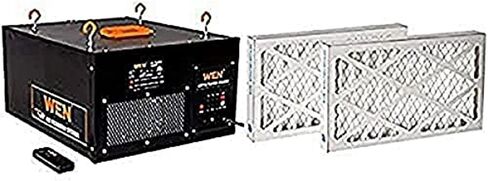 WEN 3410 3-Speed Remote-Controlled Air Filtration System (300/350/400 CFM) & 90243-027-2 5-Micron Outer Air Filters, 2-Pack (for the WEN 3410 Air Filtration System) in Kuwait