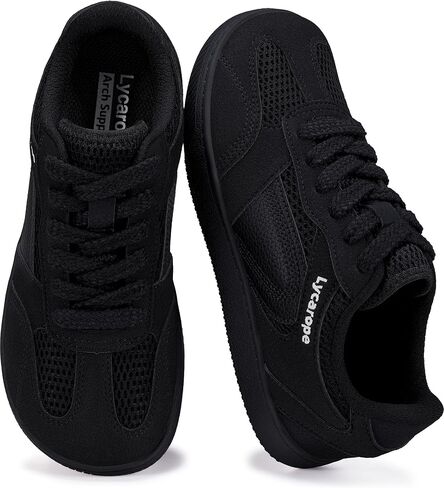 Wide Toe Box Retro Fashion Sneakers Women Men Walking Shoes | Breathable Mesh + Suede Upper丨Comfortable Lining丨Non-Slip Gum Outsole丨Arch Support Insole丨Classic Skate Shoe for Daily,Work in Kuwait