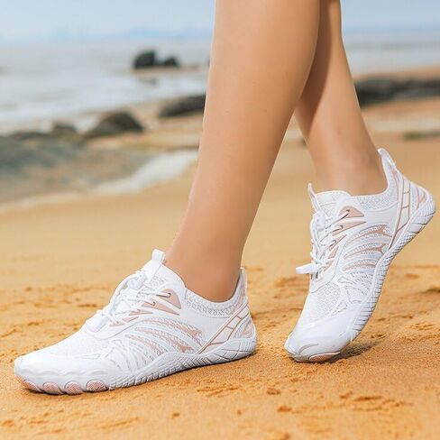 Barefoot Water Shoes for Women Men,Quick-Dry & Drainage Hiking Swim Shoes,Lightweight & Soft Breathable Athletic Footwear,Fashion Design Non-Slip Aqua Socks for Beach Pool River Surfing in Kuwait