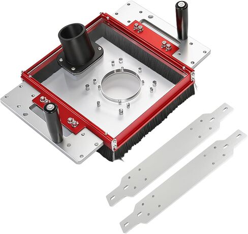 Linear Rail Router Sled Slide Connector with Dust Collection, 2-1/2" Interface Connect Dust Extractor Fit for 20mm Linear Rails and SBR20UU & SCS20UU Slide Block in Kuwait