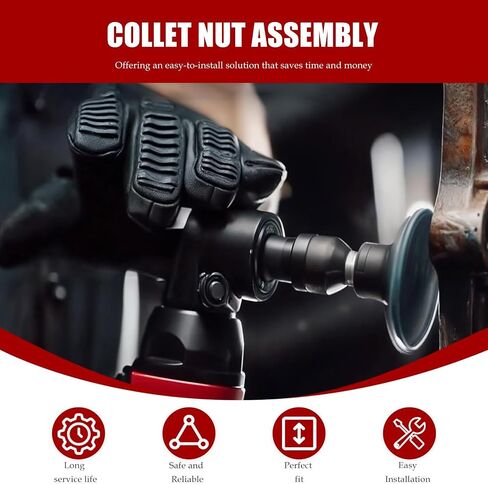 Replacement Collet & Nut 48-66-2486 for Milwaukee 2485-20 M12 Fuel Die Grinder Tool in Kuwait