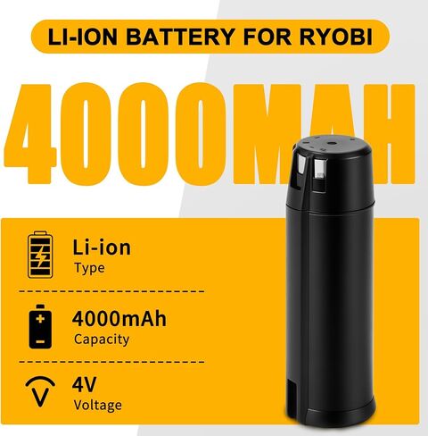 4000mAh Li-ion Battery for RYOBI 4V Battery AP4001 Tek4 AP4302 AP4700 CSD42l RGS410 RLP416 RP4020 RP4300 RP4400 RP4410 RP4900 RP4520 RP4530 RP490 HP53LK in Kuwait