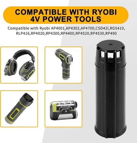 4000mAh Li-ion Battery for RYOBI 4V Battery AP4001 Tek4 AP4302 AP4700 CSD42l RGS410 RLP416 RP4020 RP4300 RP4400 RP4410 RP4900 RP4520 RP4530 RP490 HP53LK in Kuwait