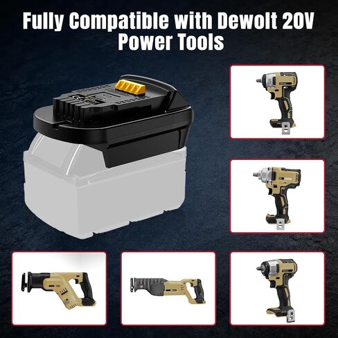 Adapter for Milwaukee to for Dewalt Battery in Kuwait