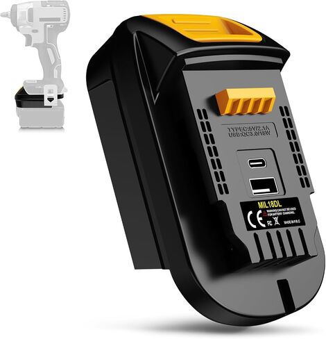 Adapter for Milwaukee to for Dewalt Battery in Kuwait