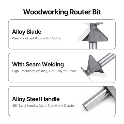 1/2 Inch Shank R18 Arc Bending Router Bit - Integrated Forming Grooving Milling Cutter for Furniture Making & Woodworking Projects in Kuwait