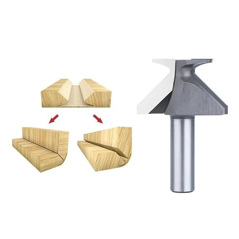 1/2 Inch Shank R18 Arc Bending Router Bit - Integrated Forming Grooving Milling Cutter for Furniture Making & Woodworking Projects in Kuwait