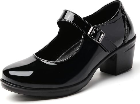 Mary Jane Shoes Women Black Heels Comfortable Dress for Women Platform Mary Janes Dressy Pumps Business Casual Work Office Shoes in Kuwait