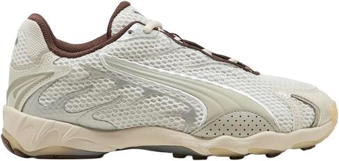 PUMA Womens Inhale Metallic Lace Up Sneakers Shoes Casual - Beige, Off White in Kuwait