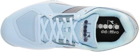 Diadora Womens Blushield Torneo 3 All Ground Tennis Sneakers Shoes - Blue in Kuwait