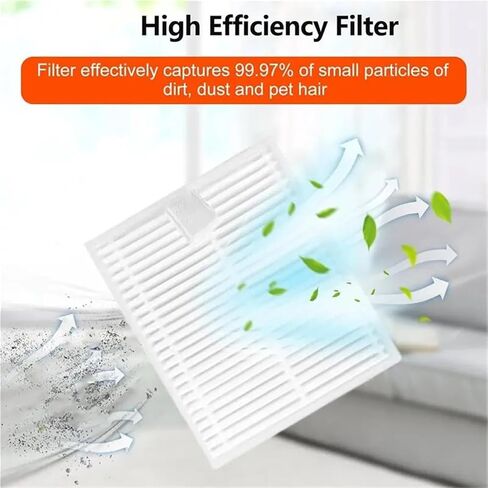 ASWUT-Replacement HEPA Filter Parts- 8PCS Compatible With Ilife A30 A30 Pro For Robot Vacuum Cleaner in Kuwait