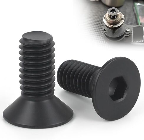 （2-pack）M6 x 14mm Flat Head Threaded Replacement Screw, Part 661379002, Compatible with Ryobi 661379001, Steel Fastener for Tool Repair & Maintenance in Kuwait