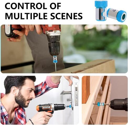 6 PCS Upgraded Screwdriver Head Magnetic Ring, 1/4 Inch/6.35mm Universal Screw Magnetizer Ring for Hex Screwdriver & Power Bits (Mix) in Kuwait