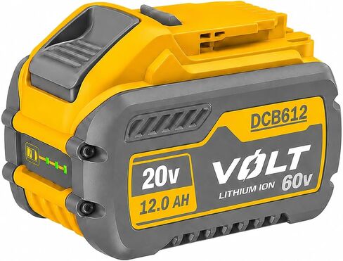 2 Packs 12000mAh High Capacity Replacement for Dewalt 20V/60V Battery Compatible with Dewalt 20V/60V Battery DCB609 DCB612 DCB615 with LED Indicator in Saudi Arabia