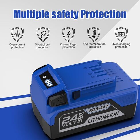 ANTRobut 2Pack Replacement for Kobalt 24V Battery Compatible with 24-Volt Kobalt Battery KB624-03 KB524-03 KB424-03 KB224-03 KB124-03 in Kuwait