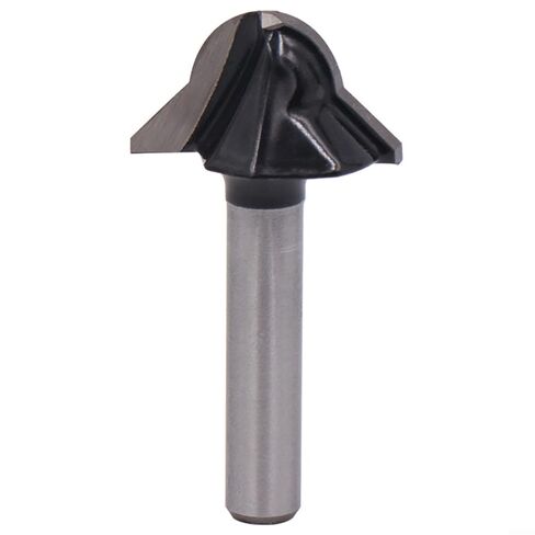 90 Degree Round Bottom V-Shaped Router Bit For Wood Veneer And Wall Panel Slotting, Metal 6.35mm Shank Milling Cutter(2PCS) in Kuwait
