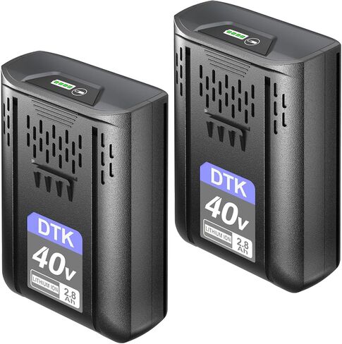 DTK Replacement for Kobalt 40V Battery 2800mAh Fit All 40V Series Cordless Power Tools Batteries 2 Packs in Kuwait