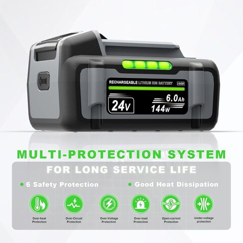 24 Volt 6.0Ah Replacement Battery for Flex 24V Lithium-Ion Battery Power Tools, Compatible with FX1271 FX1271A FX1371 FXM201 FXM202 in Kuwait