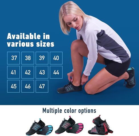 Sharkskin Everywear Shoe, Black/Blue, EU 41 US F10/M8 in Kuwait