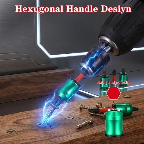 6Pcs Strong Magnetic Screw Holder Rings Screwdriver Magnetic Ring | Universal, Removable Household Tool for Drills, Fit for Hex Screwdrivers Bits in Kuwait