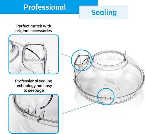 BGD 2.5 Quart Water Pan Basin for Rainbow E2 Type 12 Vacuum Cleaner | Leak-Proof Sealing Edge, Thickened Crack-Resistant Plastic, Fits Black Silver Gold Models, Smooth Surface Easy Clean in Kuwait
