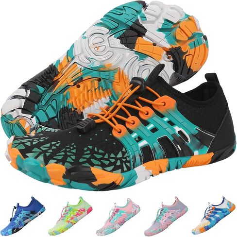 Hike Barefoot Shoes for Women Men, Quick Dry Water Shoes ，Non-Slip Breathable Hiking Shoes, Wide-Toe for Beach Swim Hiking Yoga in Kuwait
