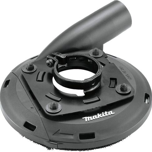 Makita 195386-6 7" Dust Extraction Surface Grinding Shroud, Red | Dust Collection | Cleaner Workspace | Debris Control | Secure Attachment | Workshop Efficiency in Saudi Arabia