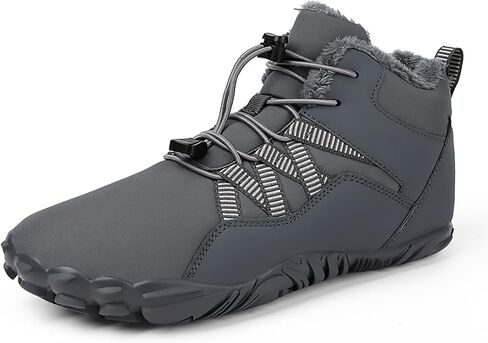 Hike Winter Barefoot Shoes Women Men, Slip-On Walking Sneakers Footwear, Wide Toe Box Boots, Flat Heel, EVA Sole in Kuwait